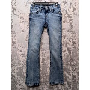 Stella in Dreams Sz 5/27 Low Rise Bootcut Jeans Embellished Pockets Women's W27‎